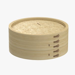 c4d large bamboo steamer