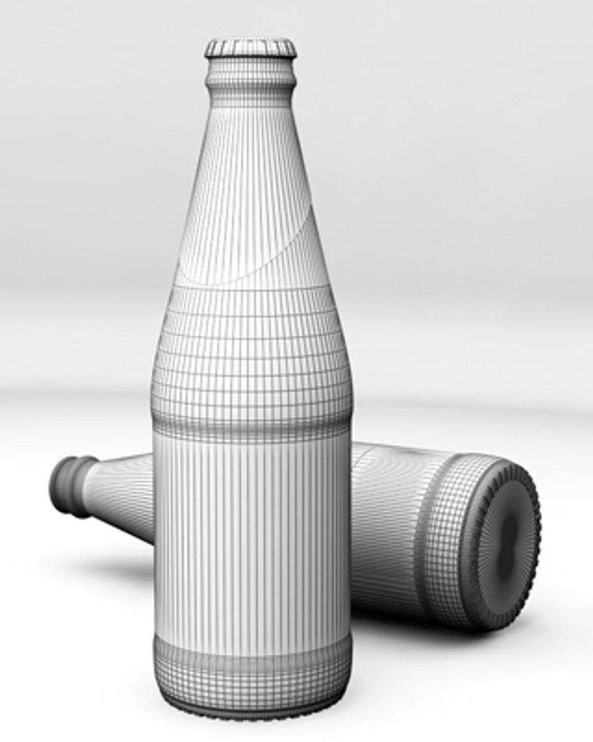 3d Model Of Bulmers Pear Cider Bottle