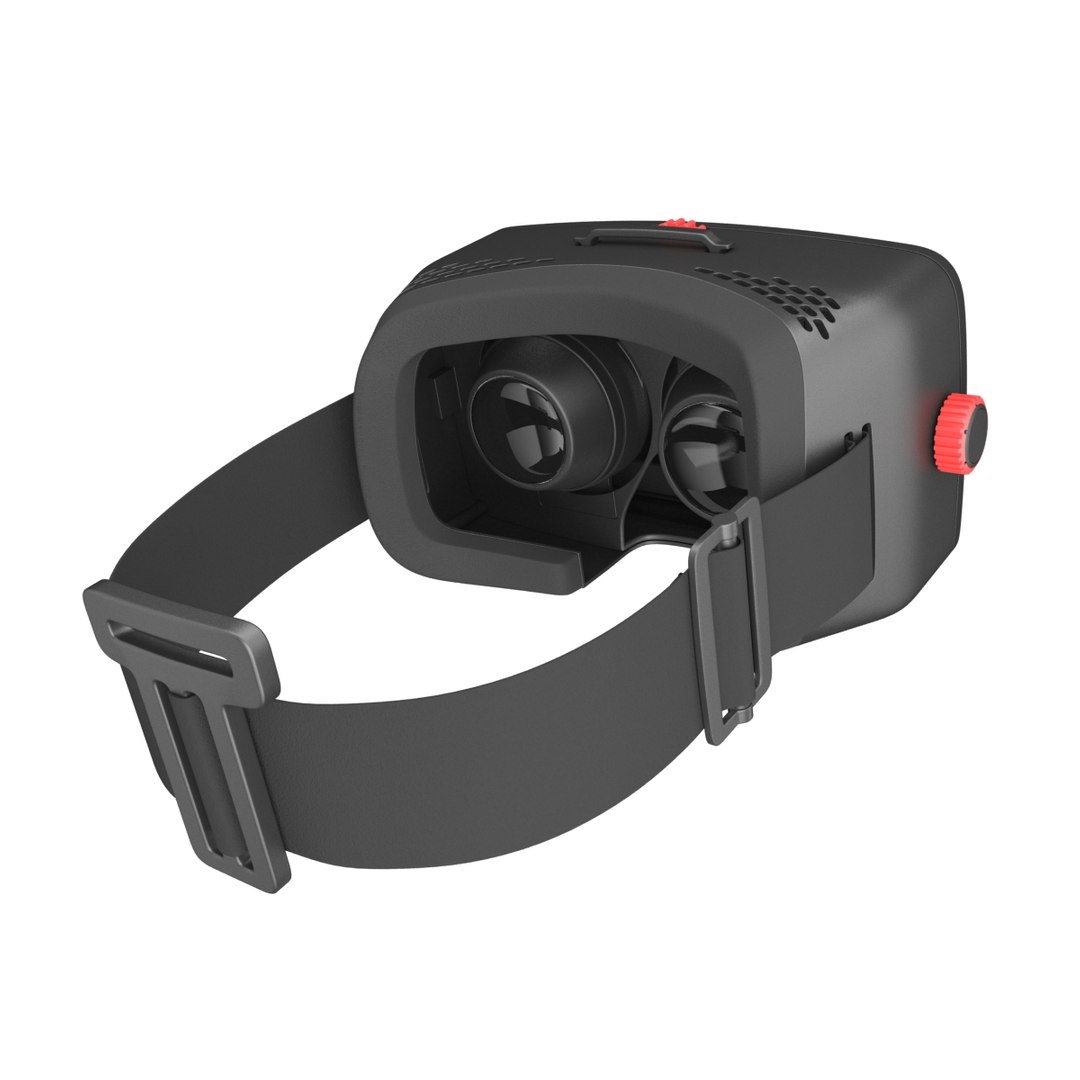 vr headset 3d obj