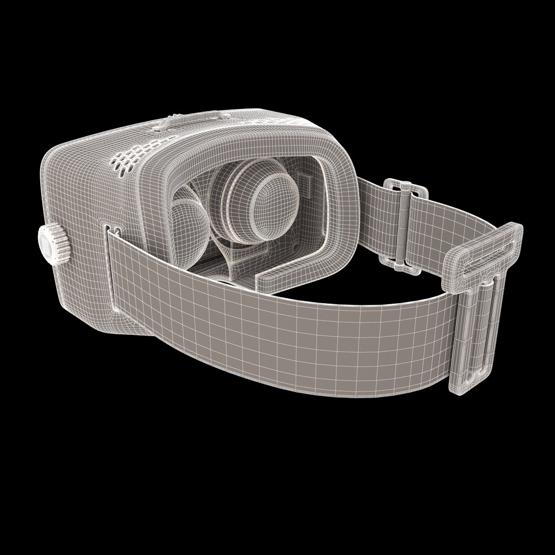 vr headset 3d obj