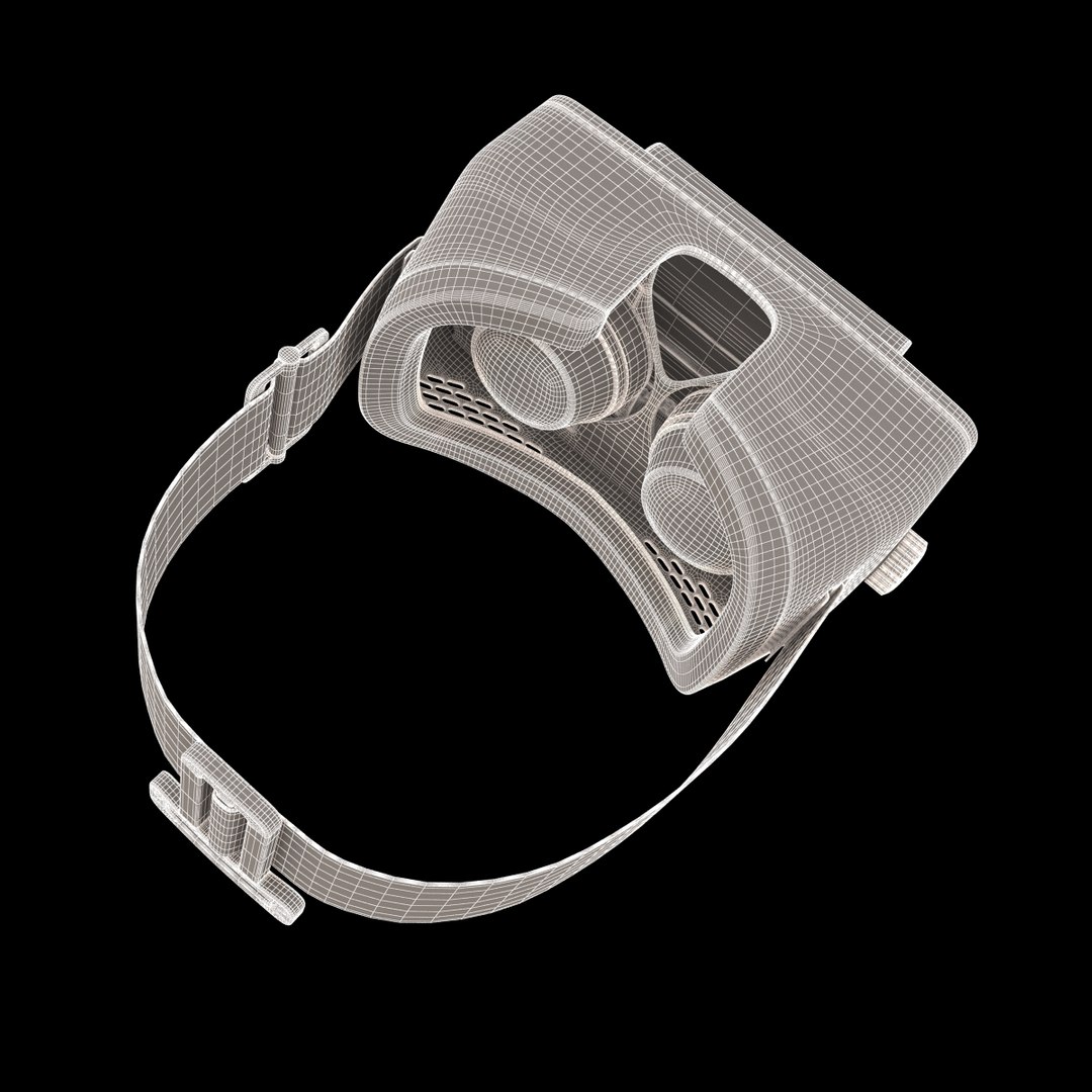 vr headset 3d obj