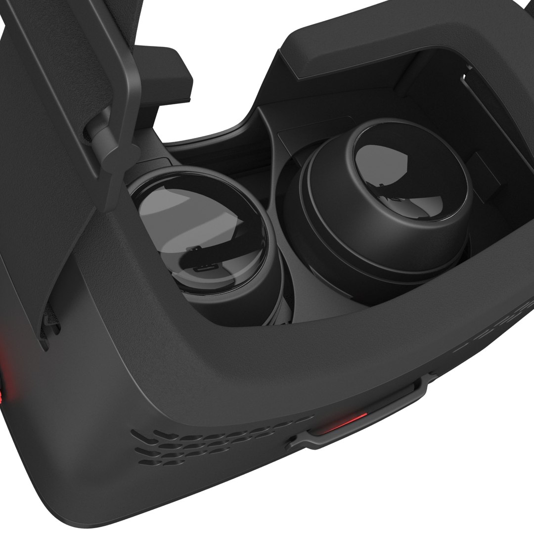 vr headset 3d obj