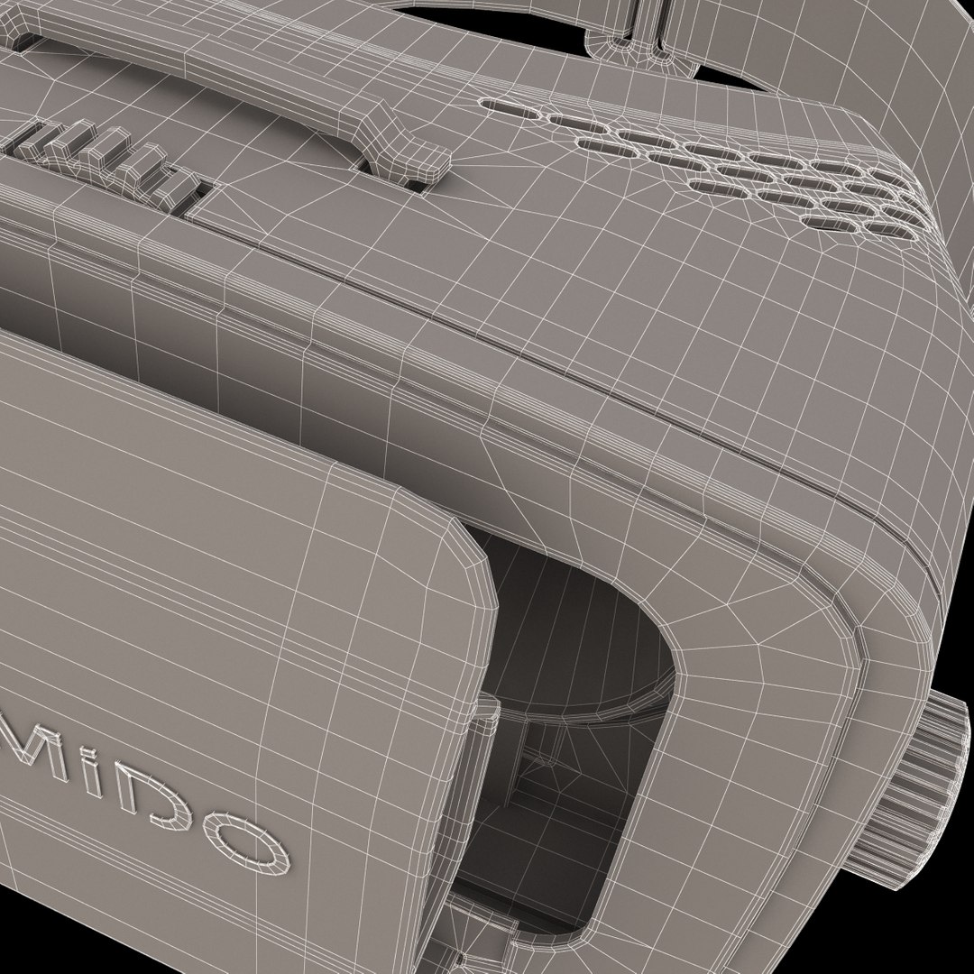vr headset 3d obj