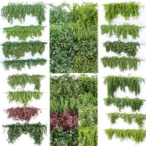 Hanging wall ivy collection vol 4 3D Models