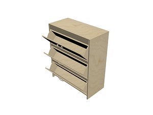 shoe rack 3D model