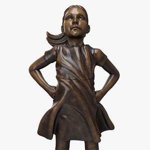 Fearless Girl Statue model