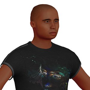 Young Bald Man