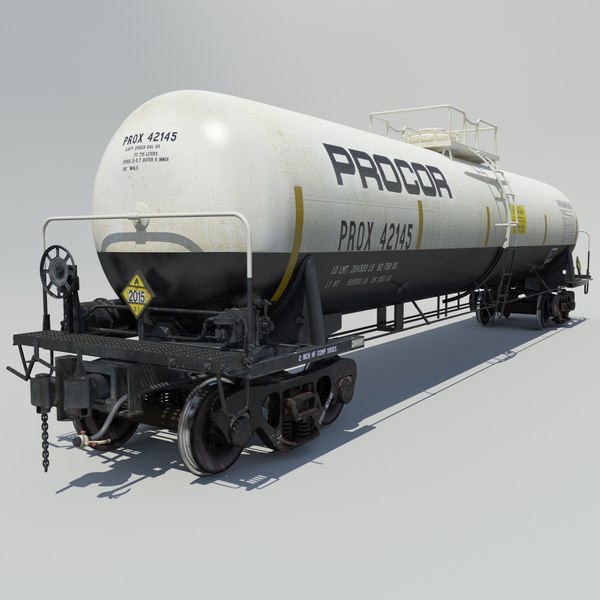 cargo train cars 3d model