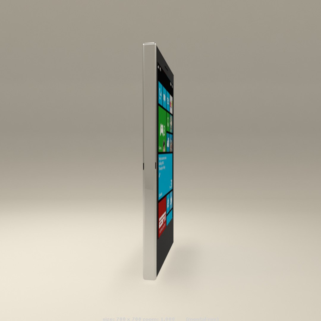 3d Smart Phone Windows Model