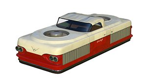 3D model Air Car Model 2500 Howercraft