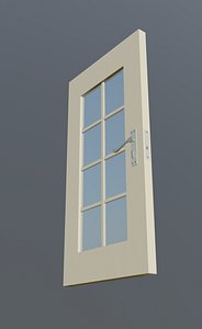 glass door 3D