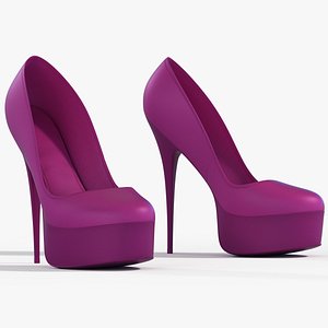 Platform Shoes 3ds Max Models for Download | TurboSquid