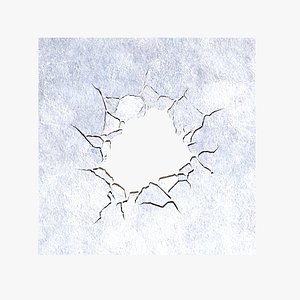 3D Cracked wall