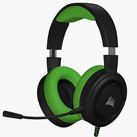 Headset Gamer Corsair HS35 3D Model Headphone 8K