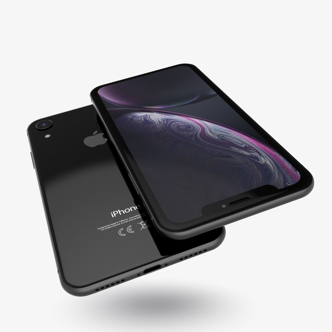 Apple iphone xr black 3D model - TurboSquid 1382895
