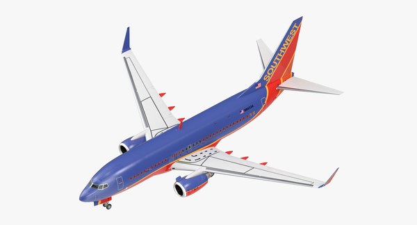 modelo 3d Boeing 737-700 Southwest Airlines - TurboSquid 1156663