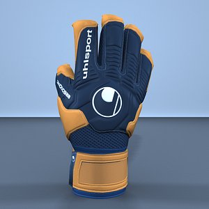 keeper glove uhlsport ergonomic 3D model
