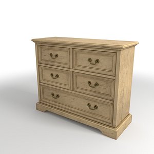 Beige dresser wide