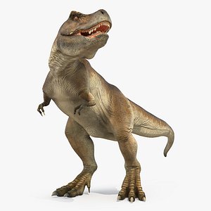 tyrannosaurus rex standing 3d 3ds