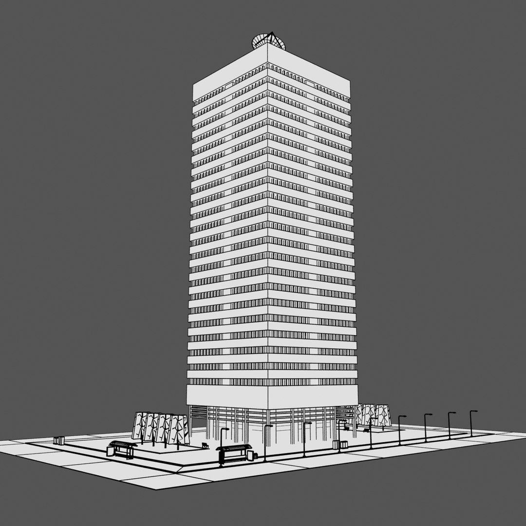Building 3D model - TurboSquid 724116