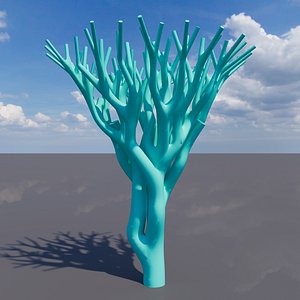 3D model Fantasy Tree Organic Sculpture
