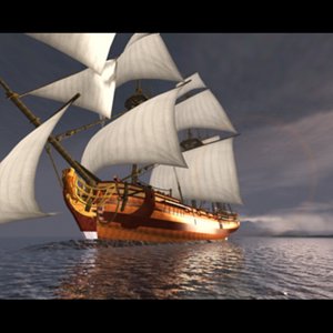 3d pirates ship model