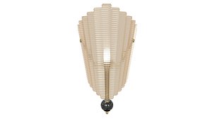 3D Textured Murano Glass Wall Sconce