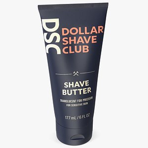 3D Shaving Cream Dollar model
