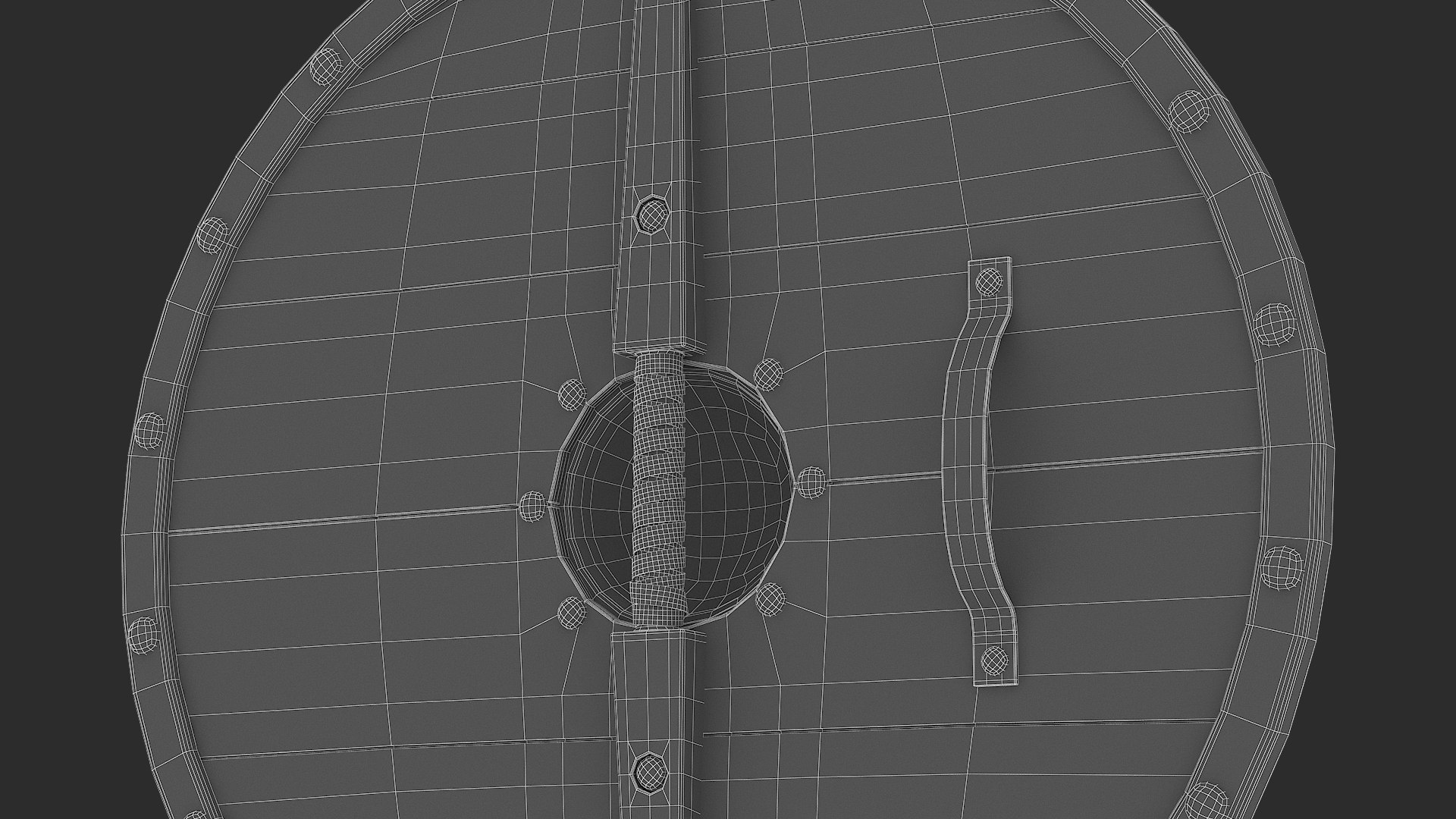 3D Viking Shield V1 Design 3 - TurboSquid 2283972