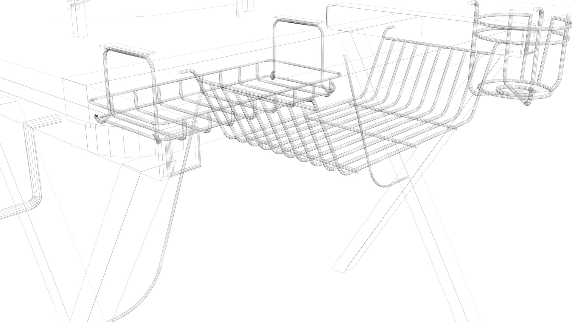 Computer Table Model - TurboSquid 1706028