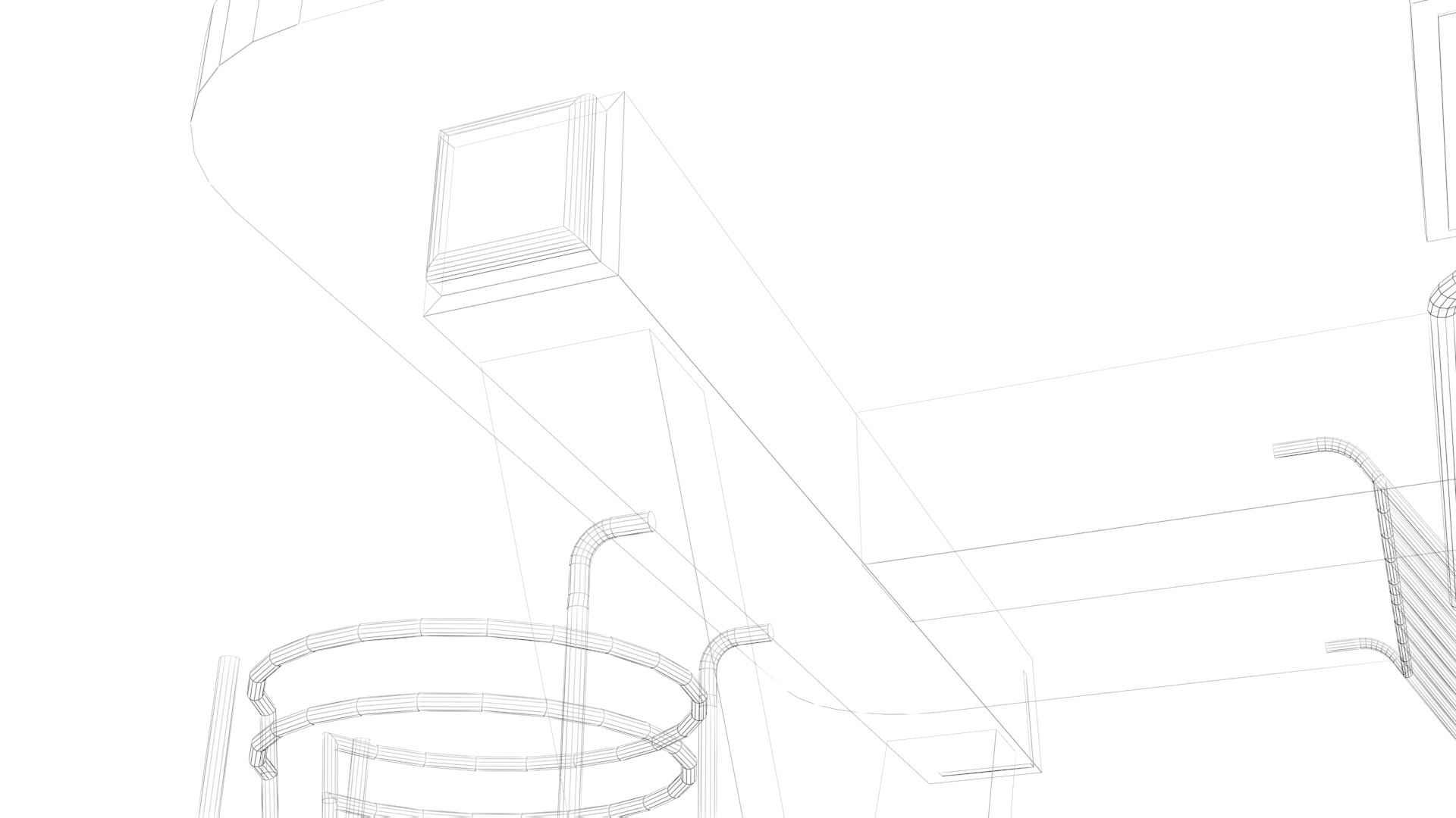 Computer Table Model - TurboSquid 1706028
