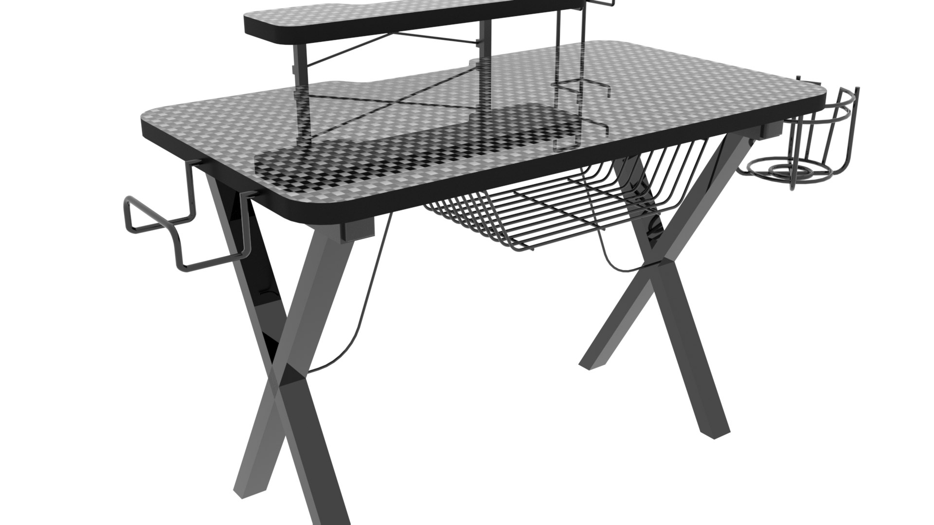 Computer Table Model - TurboSquid 1706028