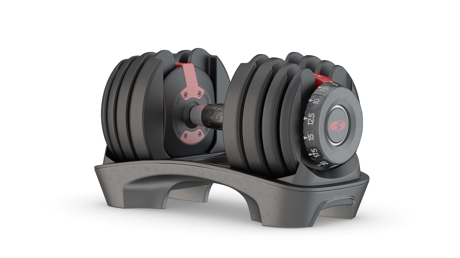 Bowflex dumbbell 3D model - TurboSquid 1704119