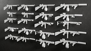 Low Poly TomSMG-style -20 Variations Game Ready