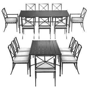 table chair trousdale 3D model