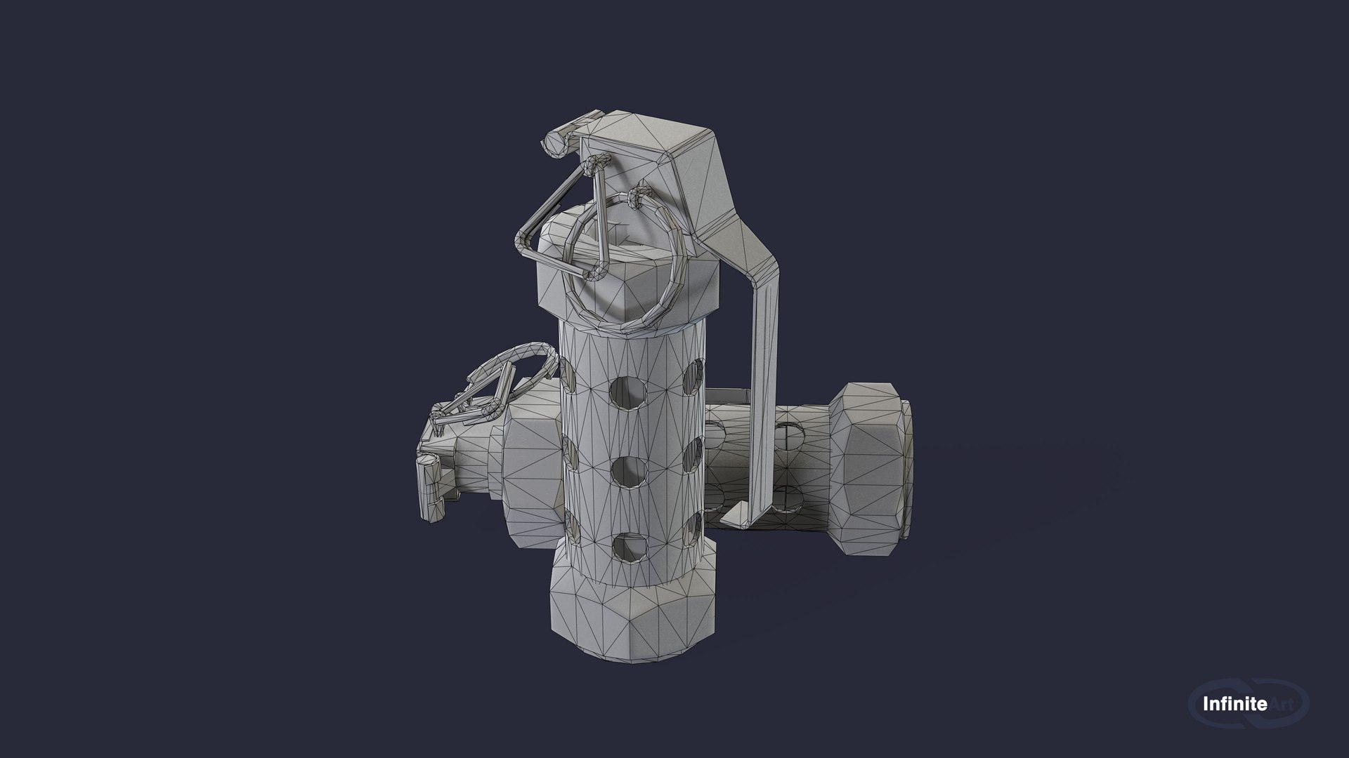 Flash-bang Grenade 3D Model - TurboSquid 1853286