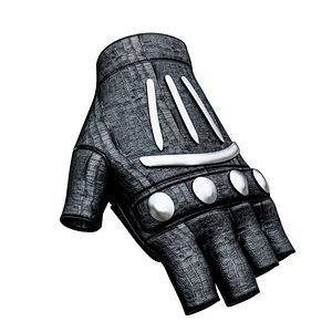 Leather Fight Gloves model