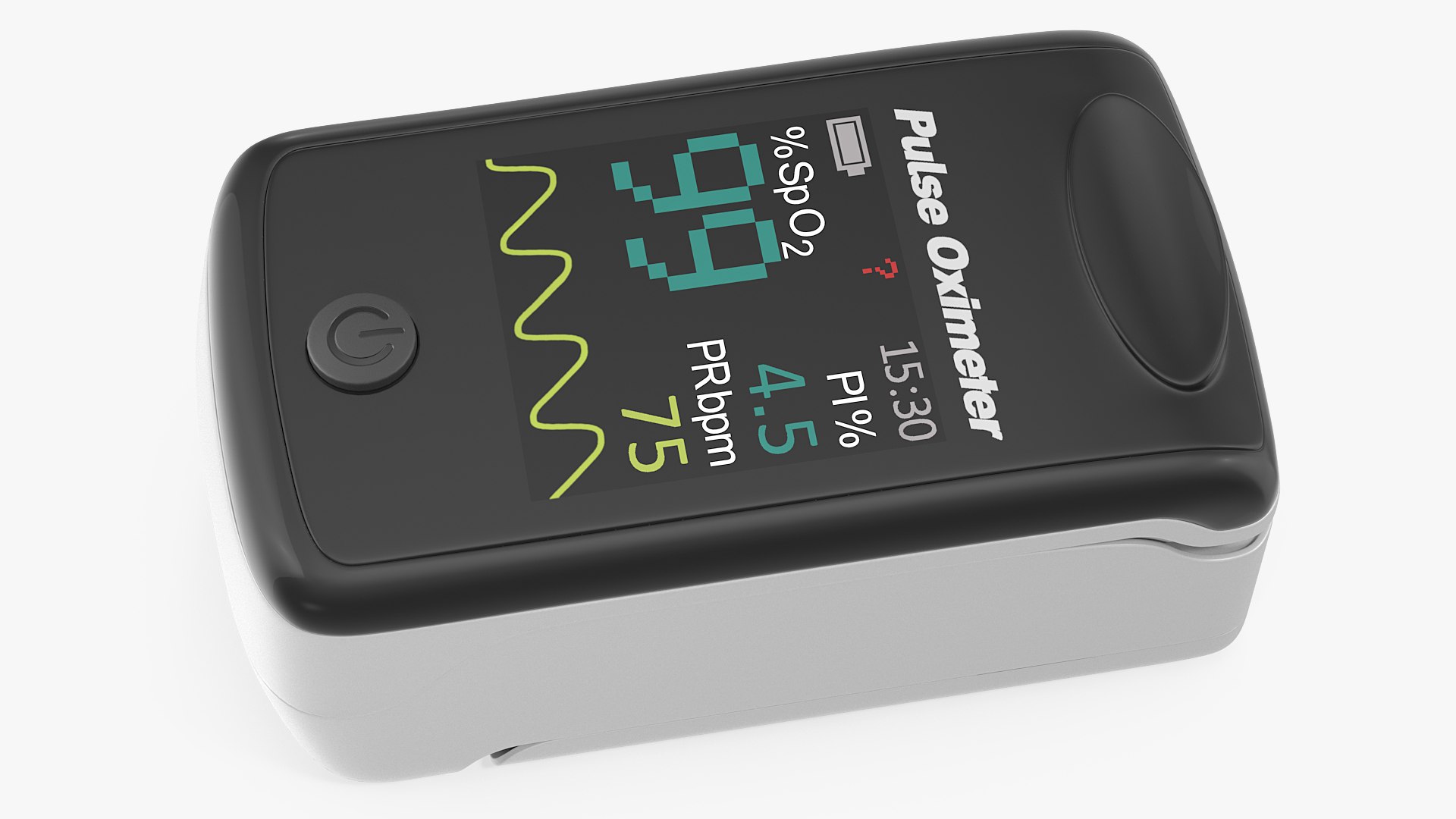 Professional Fingertip Pulse Oximeter 3D model preview