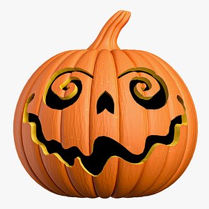 Halloween Pumpkin vray 3D model