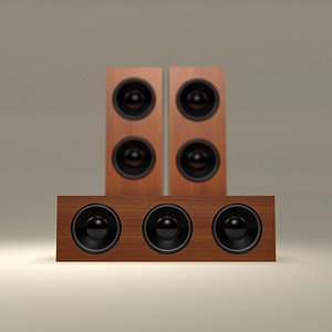 Wooden Tower Speaker