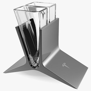 3D Tesla Sipping Glasses model