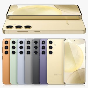 Samsung Galaxy S24 All colors 3D