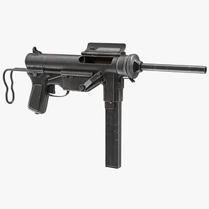 M3 Grease Gun 45 Caliber WW2 SMG