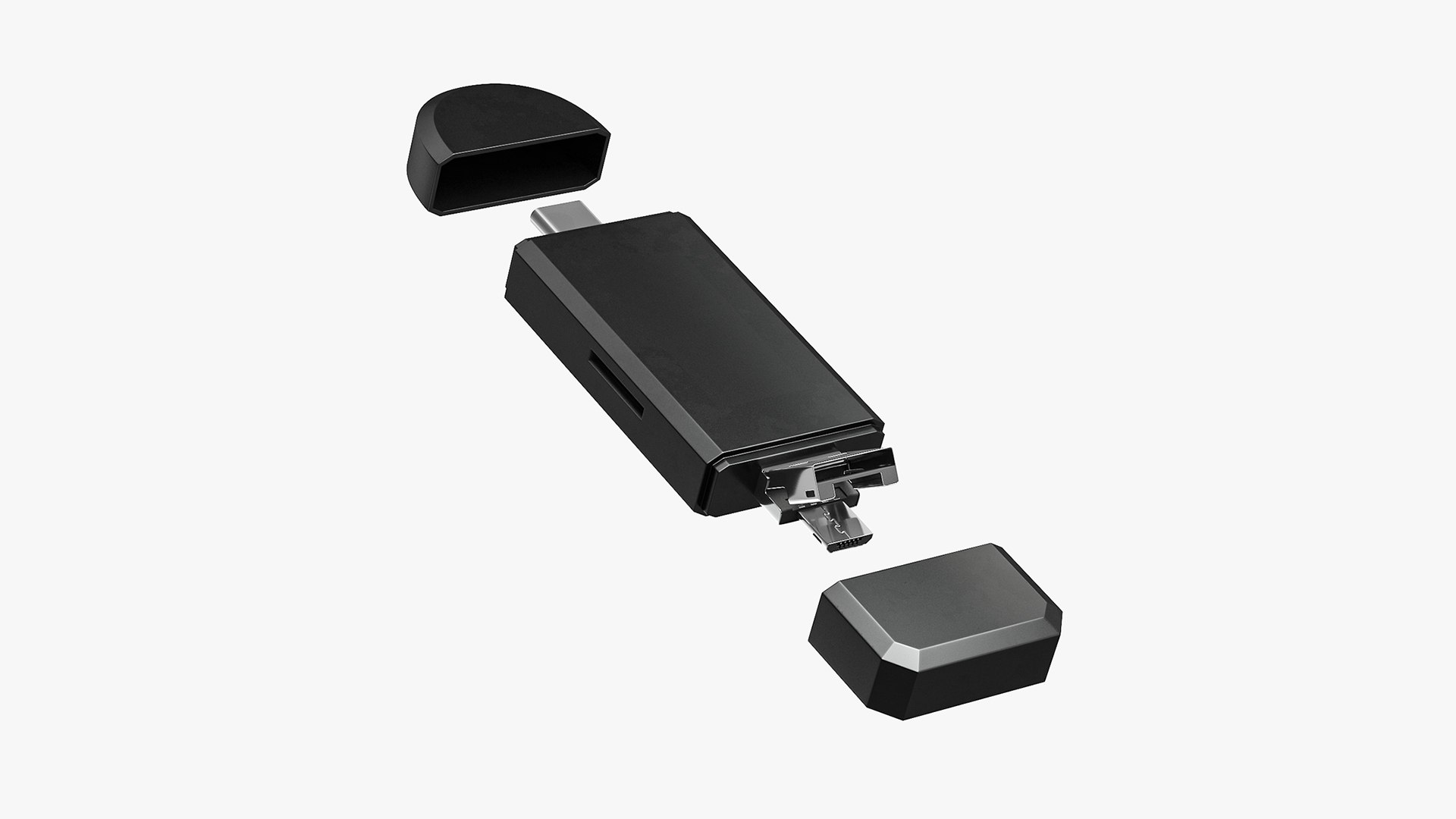 Card Reader 3D model preview