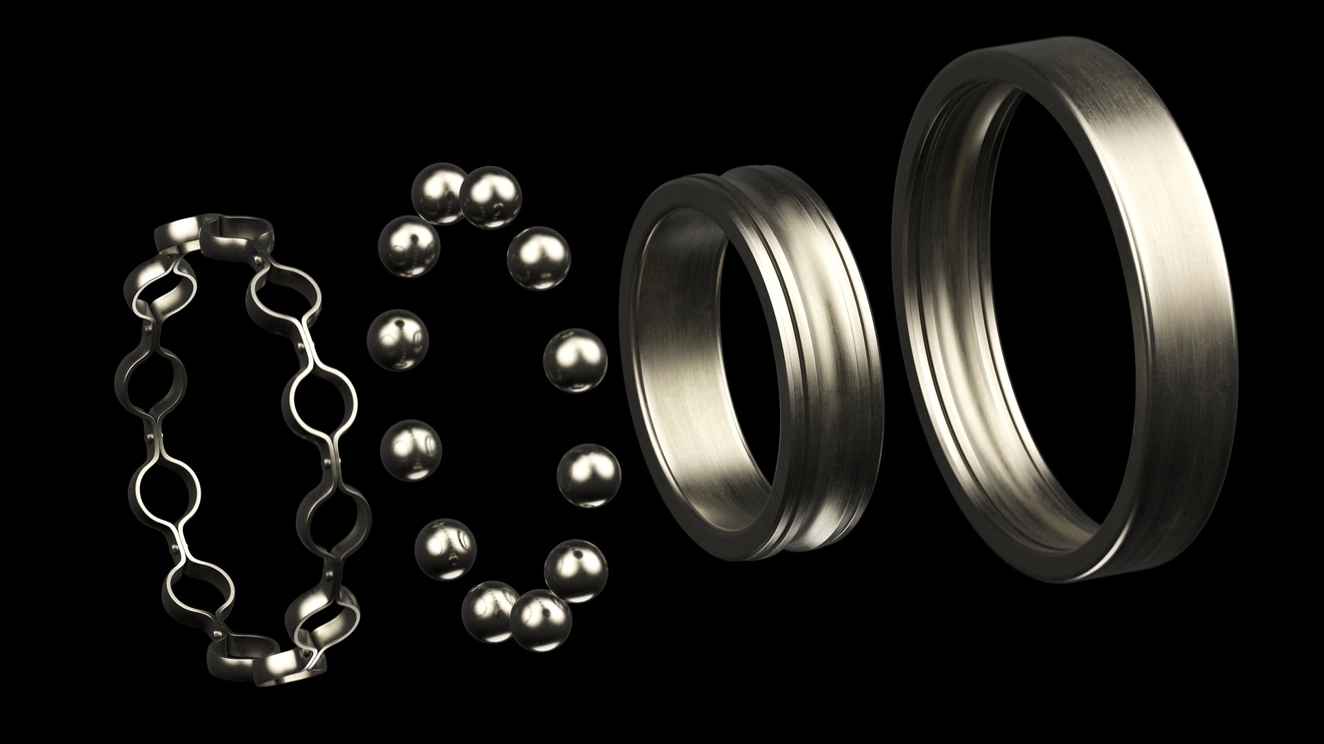 3D Ball Bearing model https://p.turbosquid.com/ts-thumb/n0/1DvmIj/Rk/b04/jpg/1766091342/1920x1080/fit_q87/709f56838939e02e4d5a4cb5bf16479f6a806e45/b04.jpg