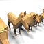 Box With Wooden Animals Toys