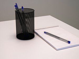 ballpoint pens 3d max