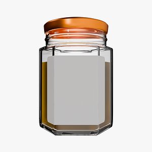 Honey jar 3D model
