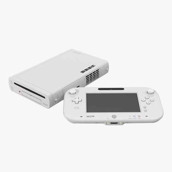 Modello 3D Nintendo Wii U Set White - TurboSquid 934064