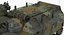 3D model tanks landing tracked